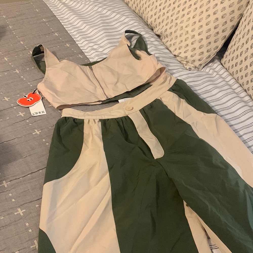 Two piece jump suit from Cider